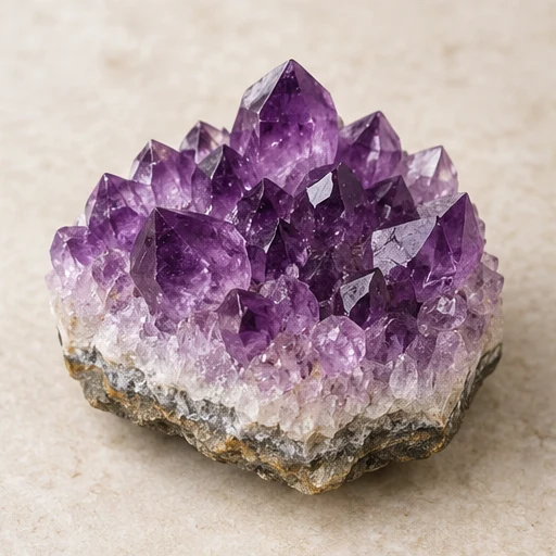 Amethyst cluster specimen