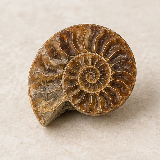Small ammonite fossil