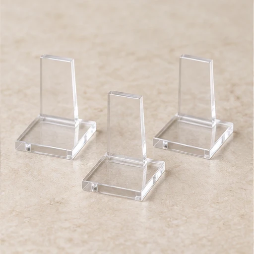 Clear specimen stands
